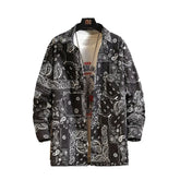 Korean Long Sleeve Cashew Flower Shirt